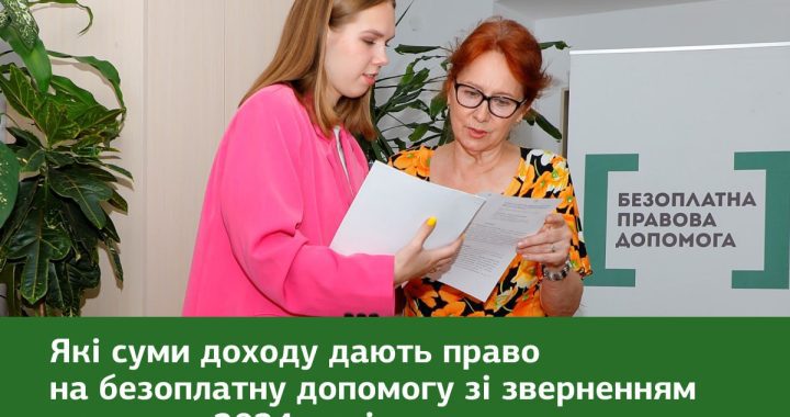 Які суми доходу дають право на безоплатну допомогу зі зверненням до суду у 2024 році